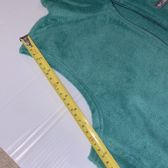 NWT Columbia Fleece Vest Mock Neck Zip Front Unisex Vest XL 18/20 - Picture 8 of 10